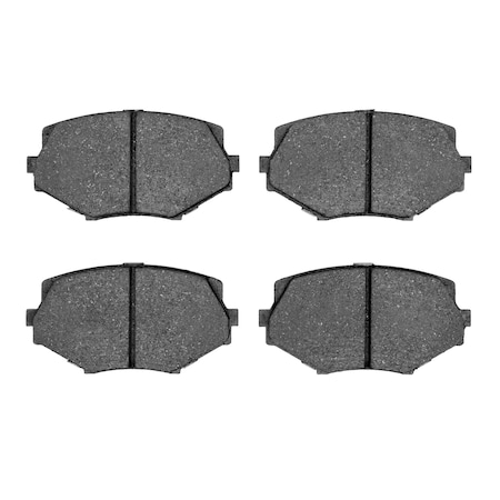 Dynamic Friction Co Track/Street Pads - Low Metallic, High Friction Formulation, High Resistance To Brake Fade, Front 1000-0635-00